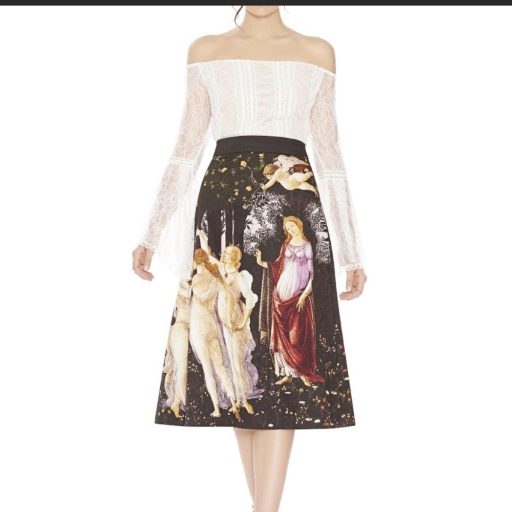 Alice + Olivia Botticelli Primavera Skirt